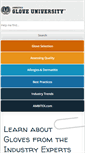 Mobile Screenshot of gloveuniversity.com